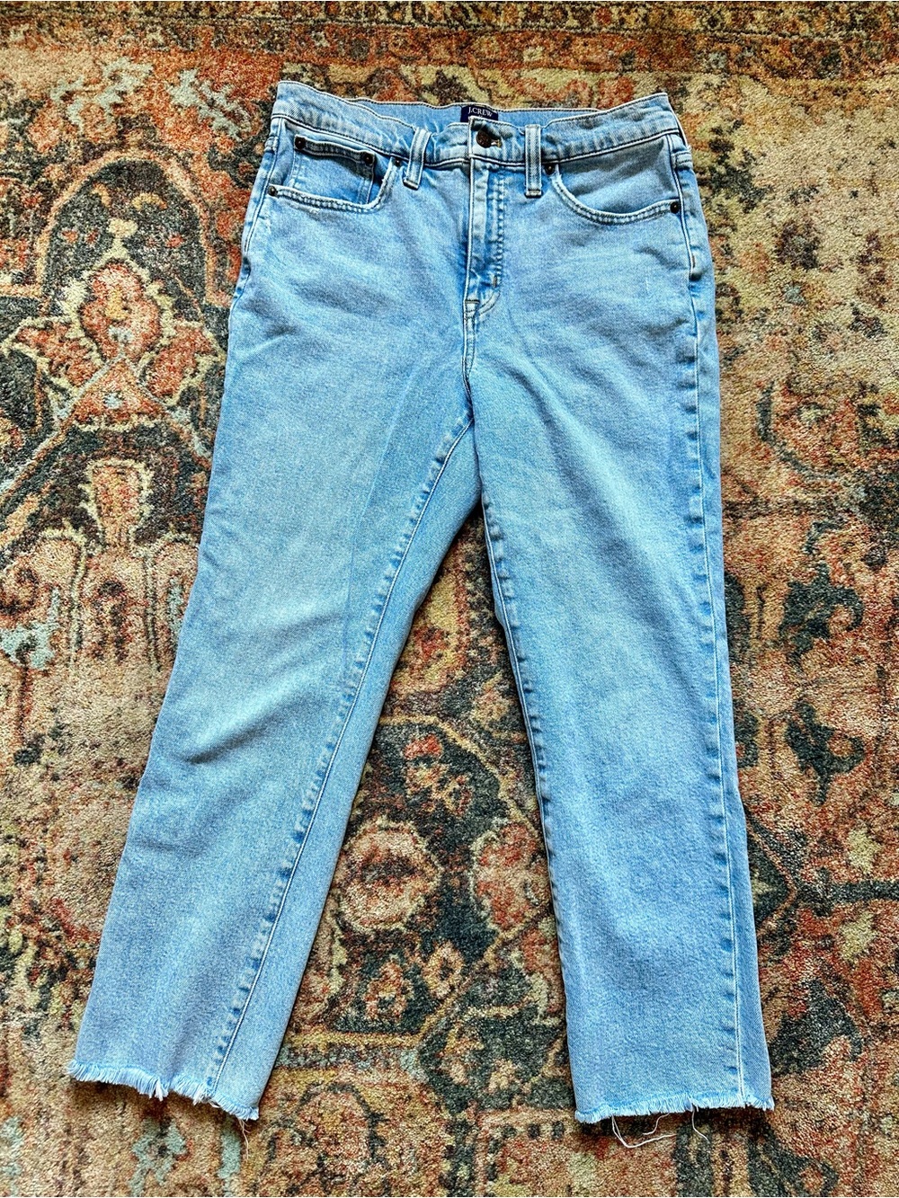 J. Crew Light Blue Straight-Leg Women's Jeans